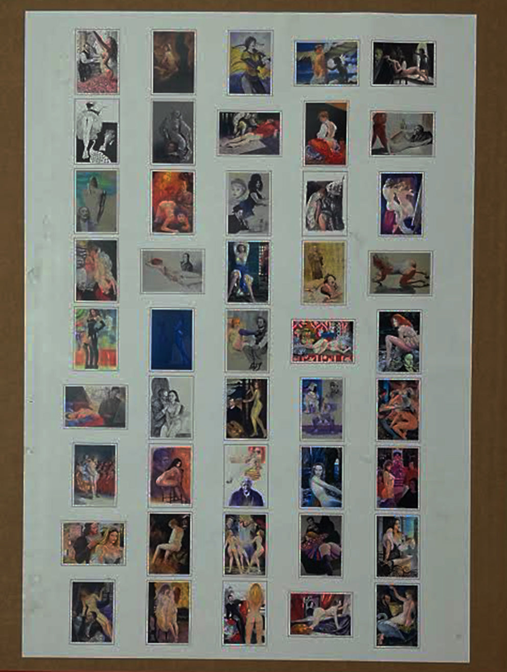 Manara Portfolio Tutte Le Stampe Non Firmate il Pittore e la Modella - Grifo Edizioni