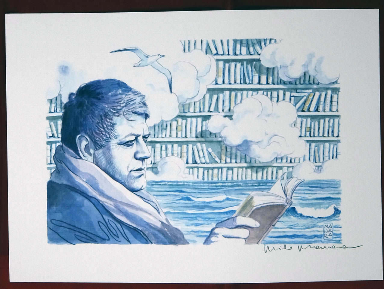 Stampa Firmata Omaggio A Hugo Pratt - Grifo Edizioni