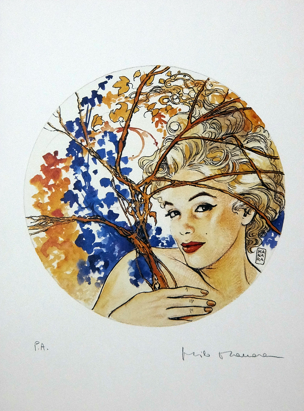 Stampa Firmata Marilyn Monroe P.A. - Grifo Edizioni