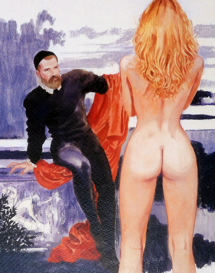 Stampa Firmata Pittore Tiziano