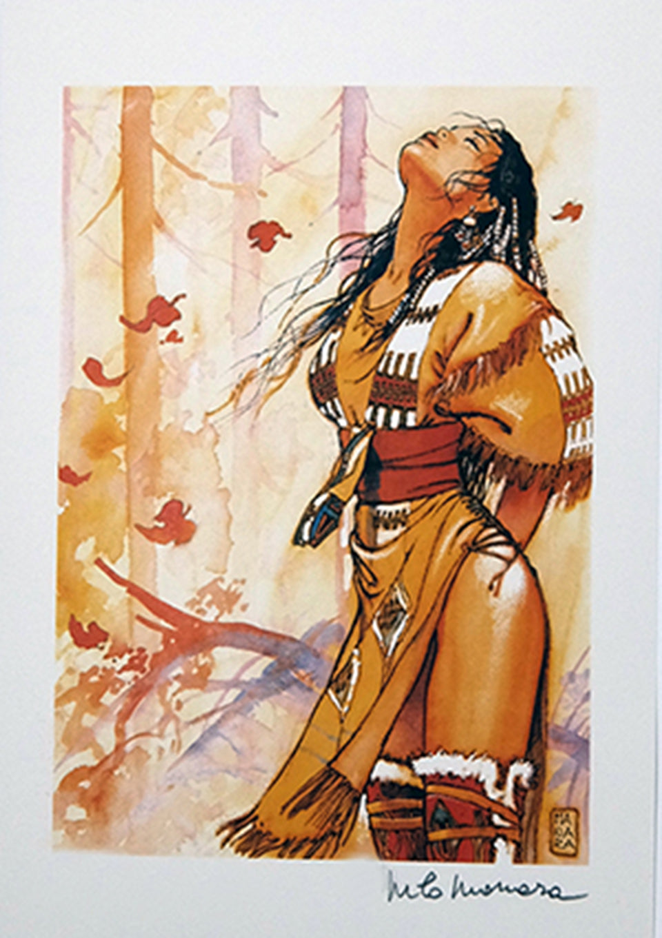 Stampa Firmata Estate indiana prima firmata - Grifo Edizioni