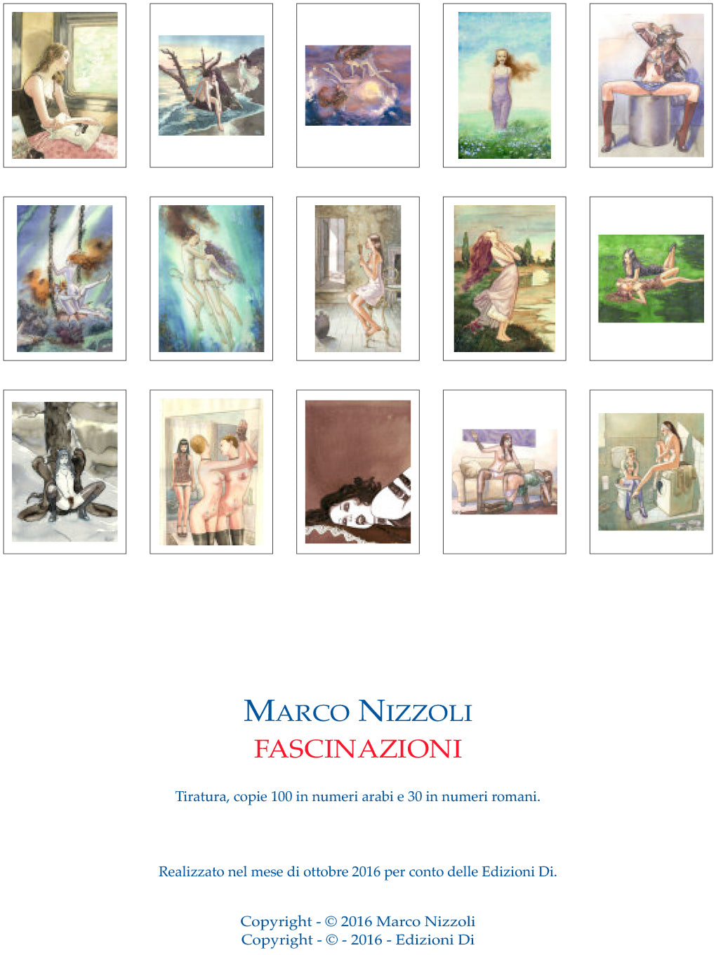 Portfolio Fascinazioni Con Disegno Originale - Grifo Edizioni