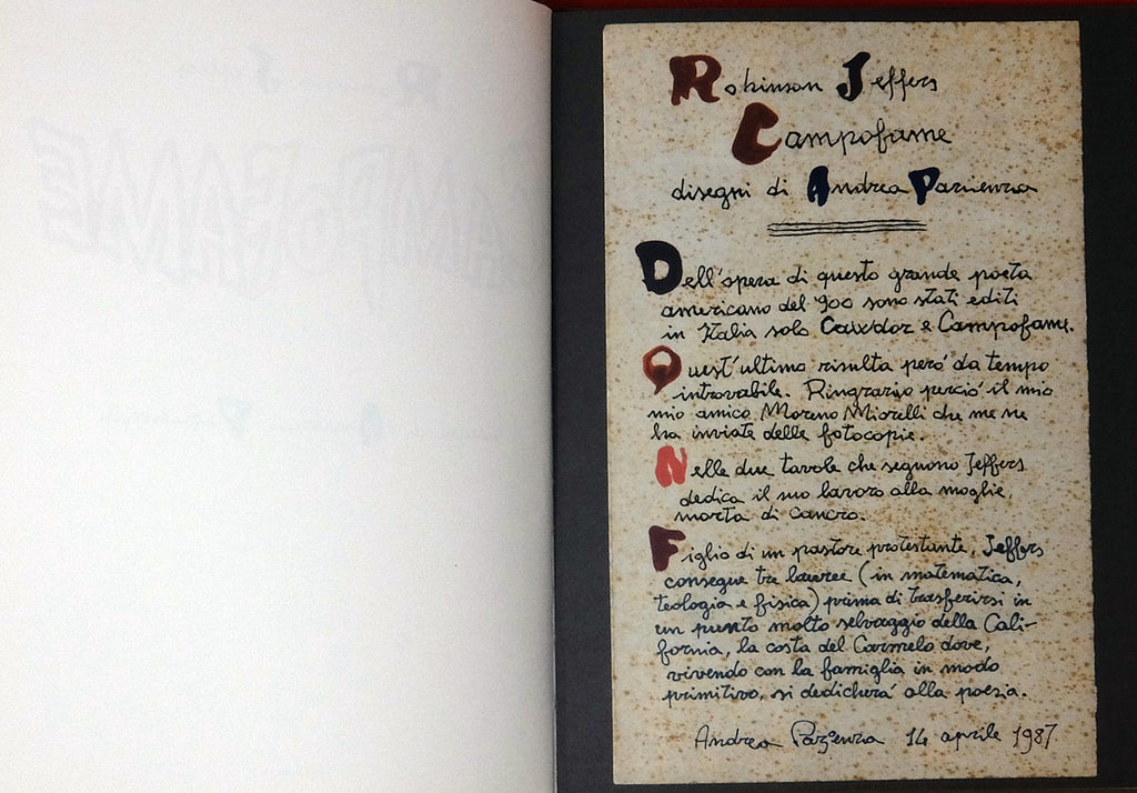 Volume Campofame Limited - Grifo Edizioni