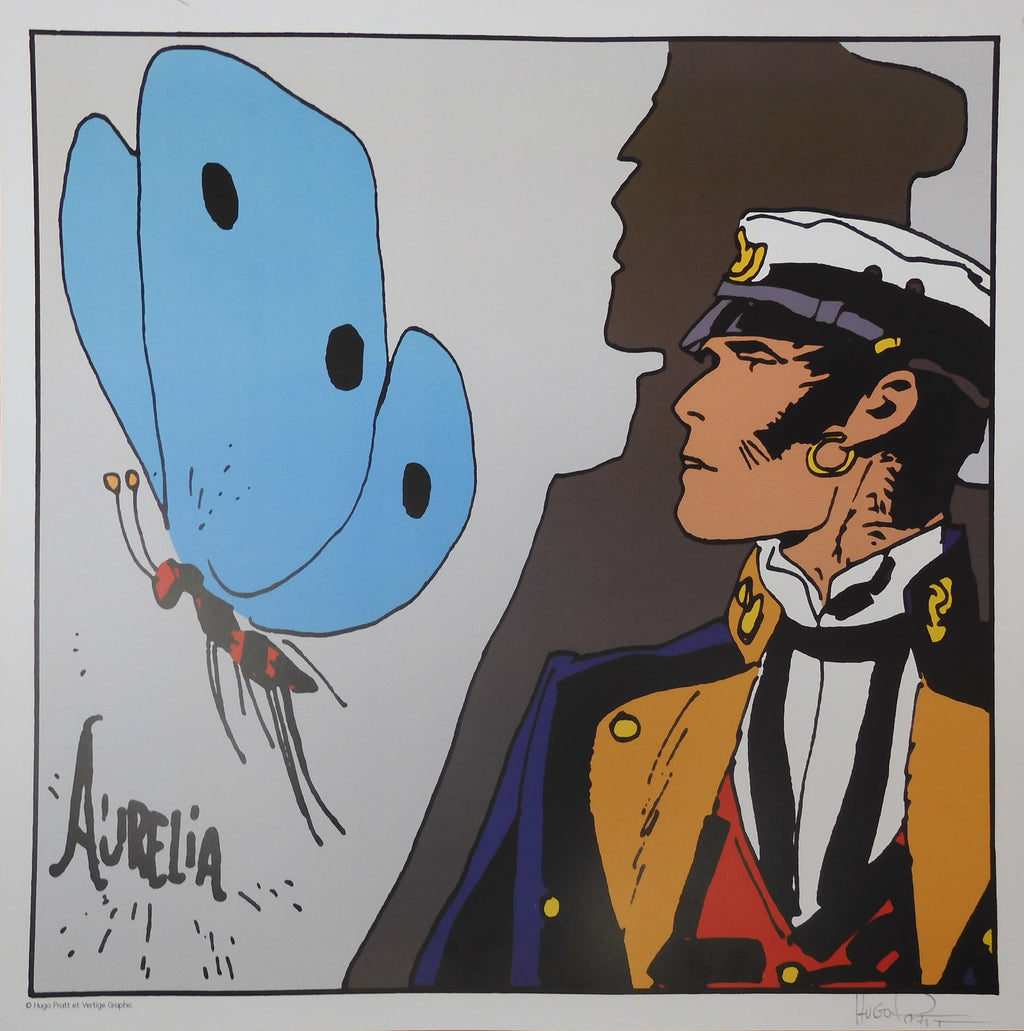 Stampa Corto Maltese Aurelia Firmata