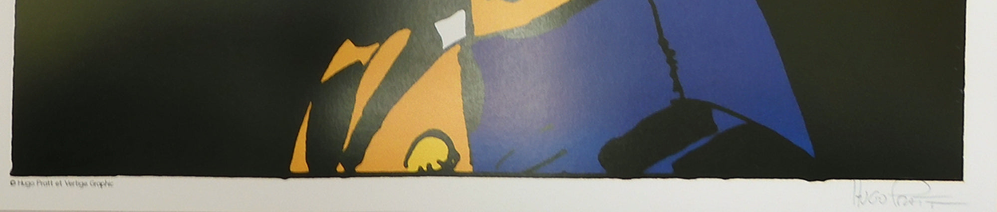 Stampa Corto Maltese Che Fuma  Firmata