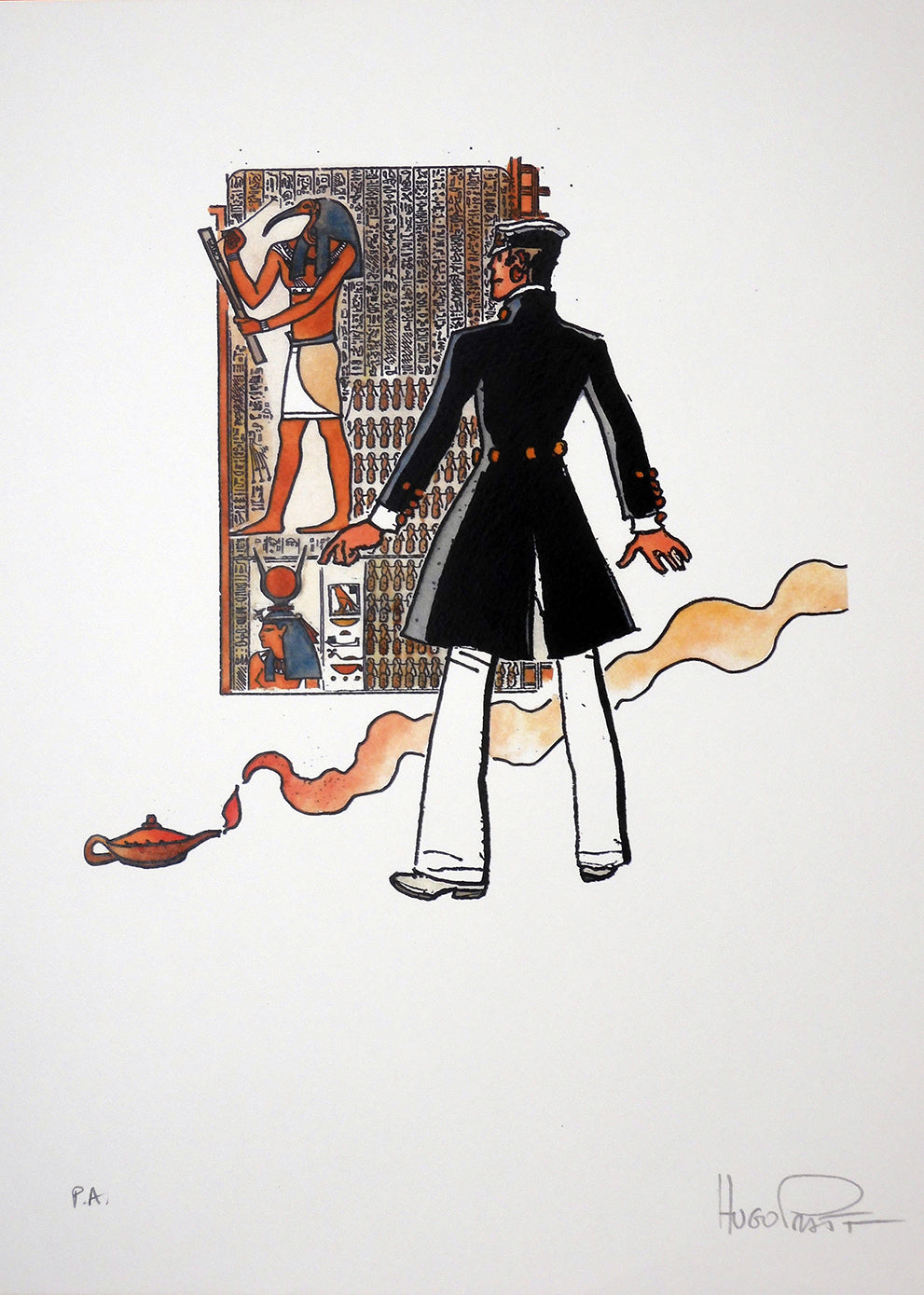 Stampa Corto Maltese Lune Soggetto 9 Firmato - P.A. -