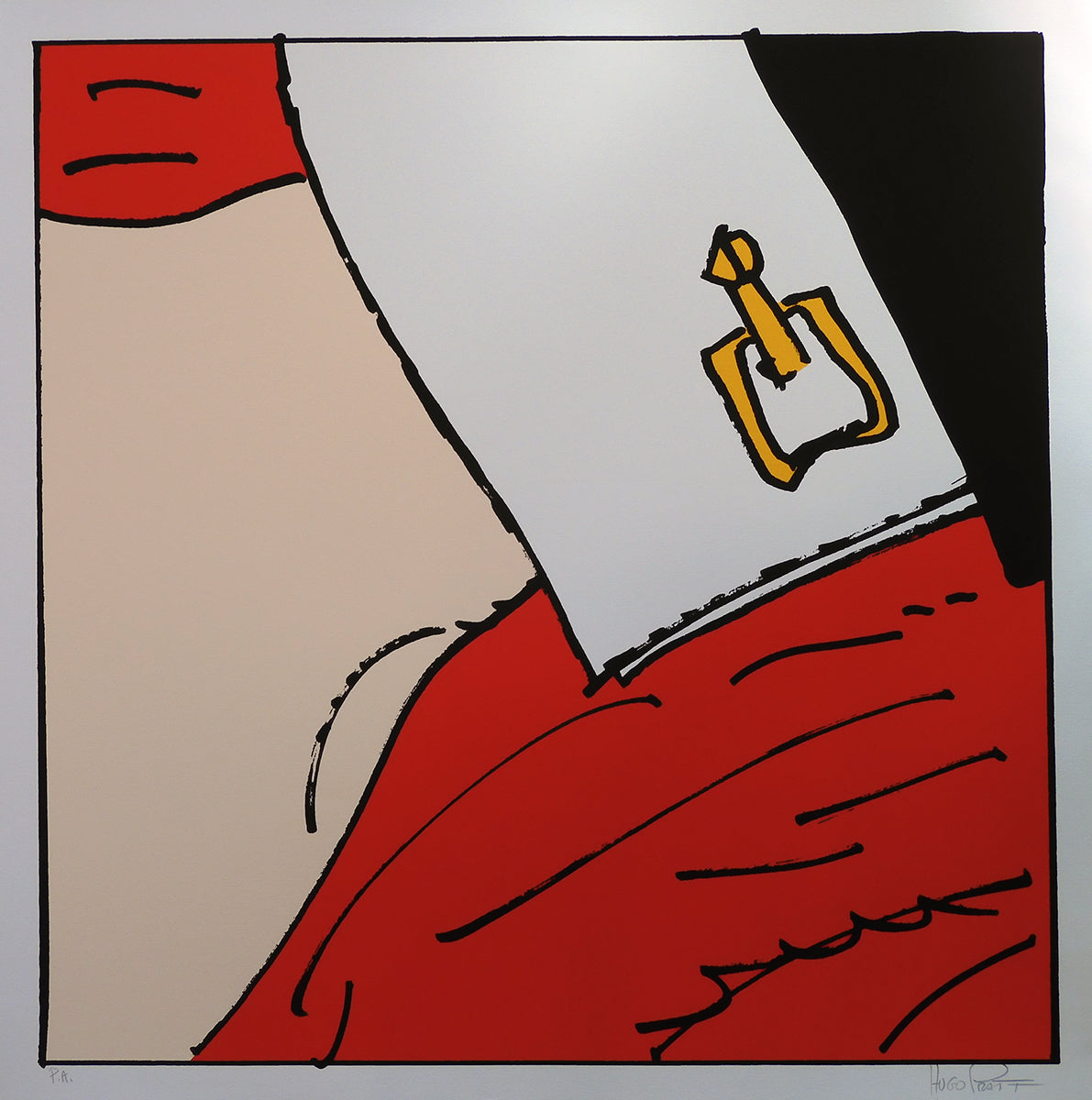 Tango Serigrafia Corto Maltese  Soggetto 11 Firmato P.A.