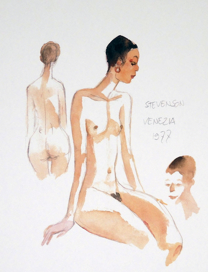 Stampa Siglata Farewell Ladies Veneziana Stevenson P.A.