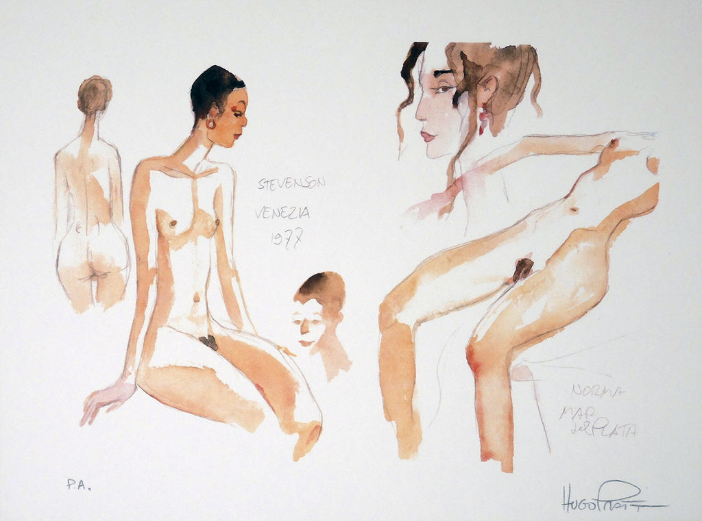 Stampa Siglata Farewell Ladies Veneziana Stevenson P.A.