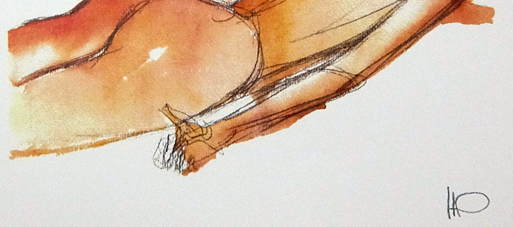 Stampa Siglata Farewell Ladies Sdraiata - Grifo Edizioni