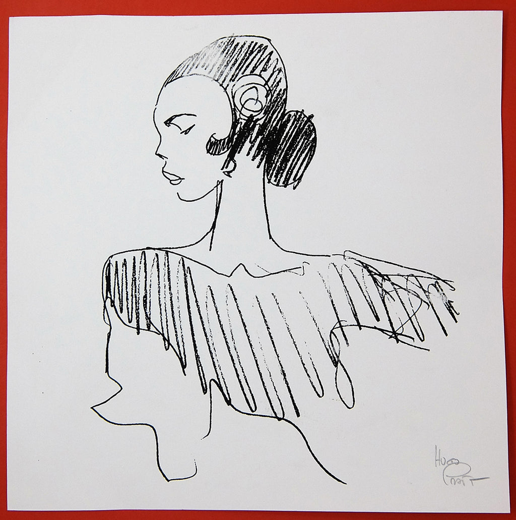 Serigrafia Corto Maltese Flamenco Vertige Firmata rovinata - Grifo Edizioni