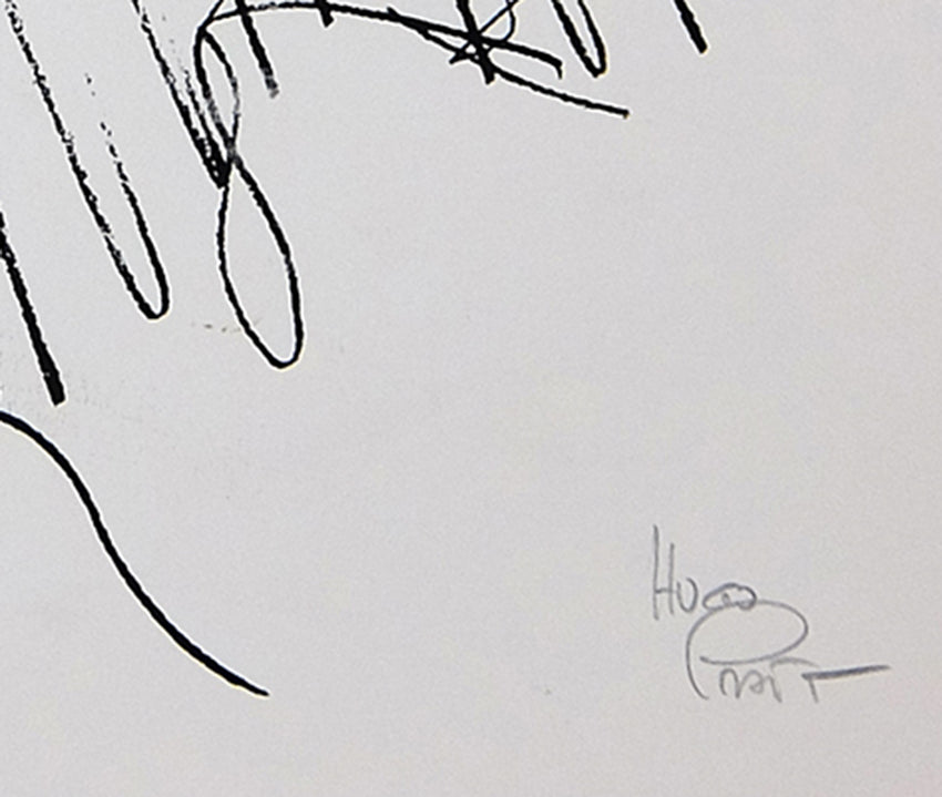 Serigrafia Corto Maltese Flamenco Vertige Firmata rovinata - Grifo Edizioni