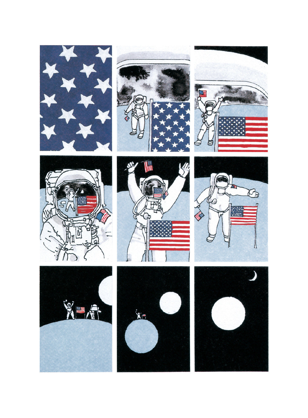 Portfolio Lune non Numerato non Fimato - Grifo Edizioni