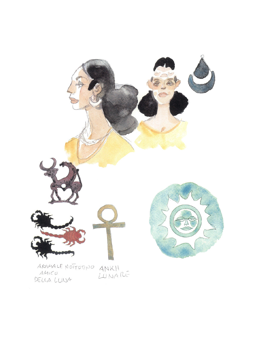 Portfolio Lune non Numerato non Fimato - Grifo Edizioni