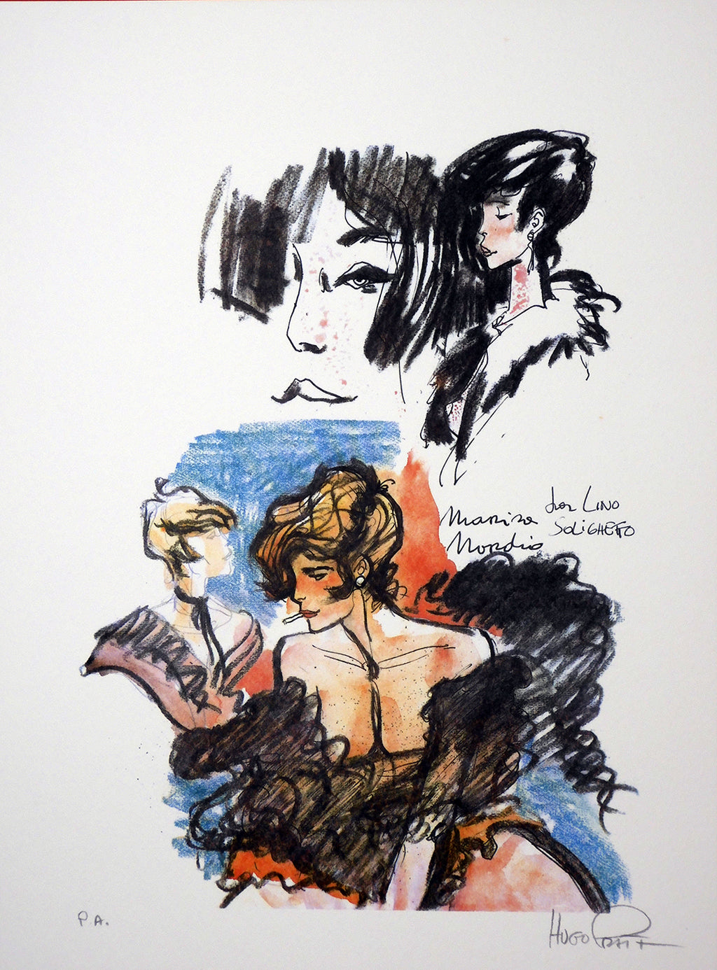 Stampa Firmata Farewell Ladies Marisa P.A.