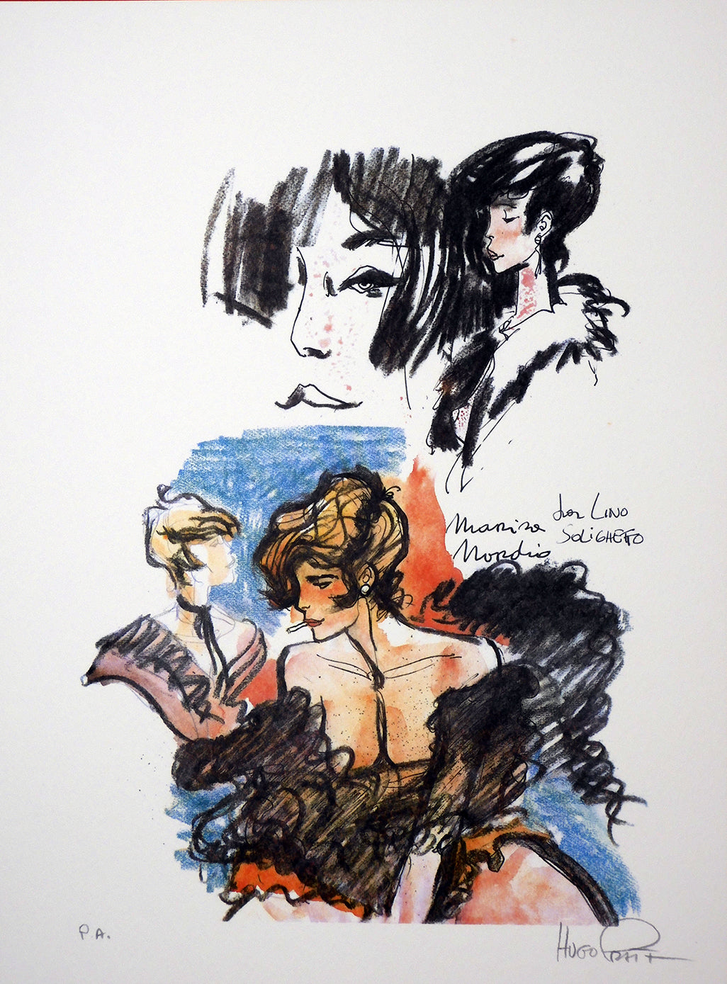 Stampa Firmata Farewell Ladies Marisa P.A.