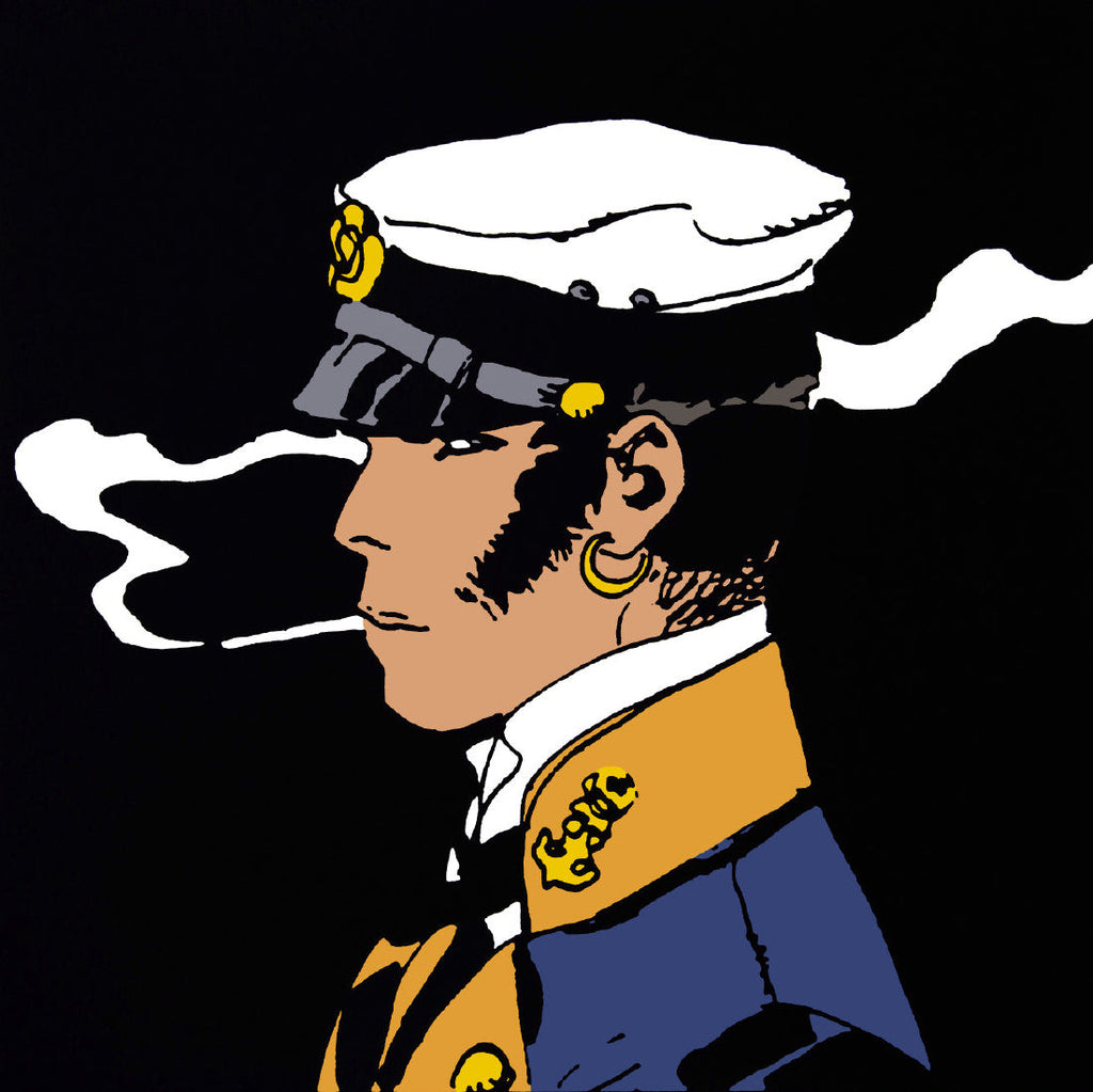 Stampa Corto Maltese Che Fuma Non Firmata Usata - Grifo Edizioni