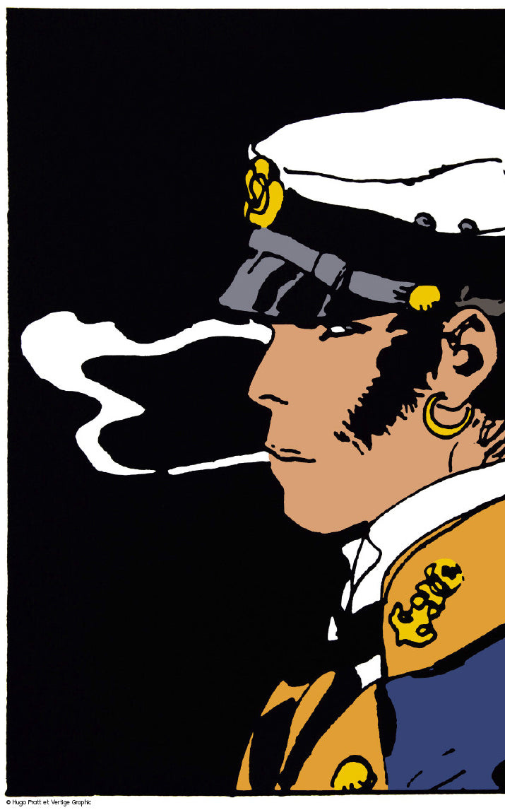 Stampa Corto Maltese Che Fuma Non Firmata Usata - Grifo Edizioni