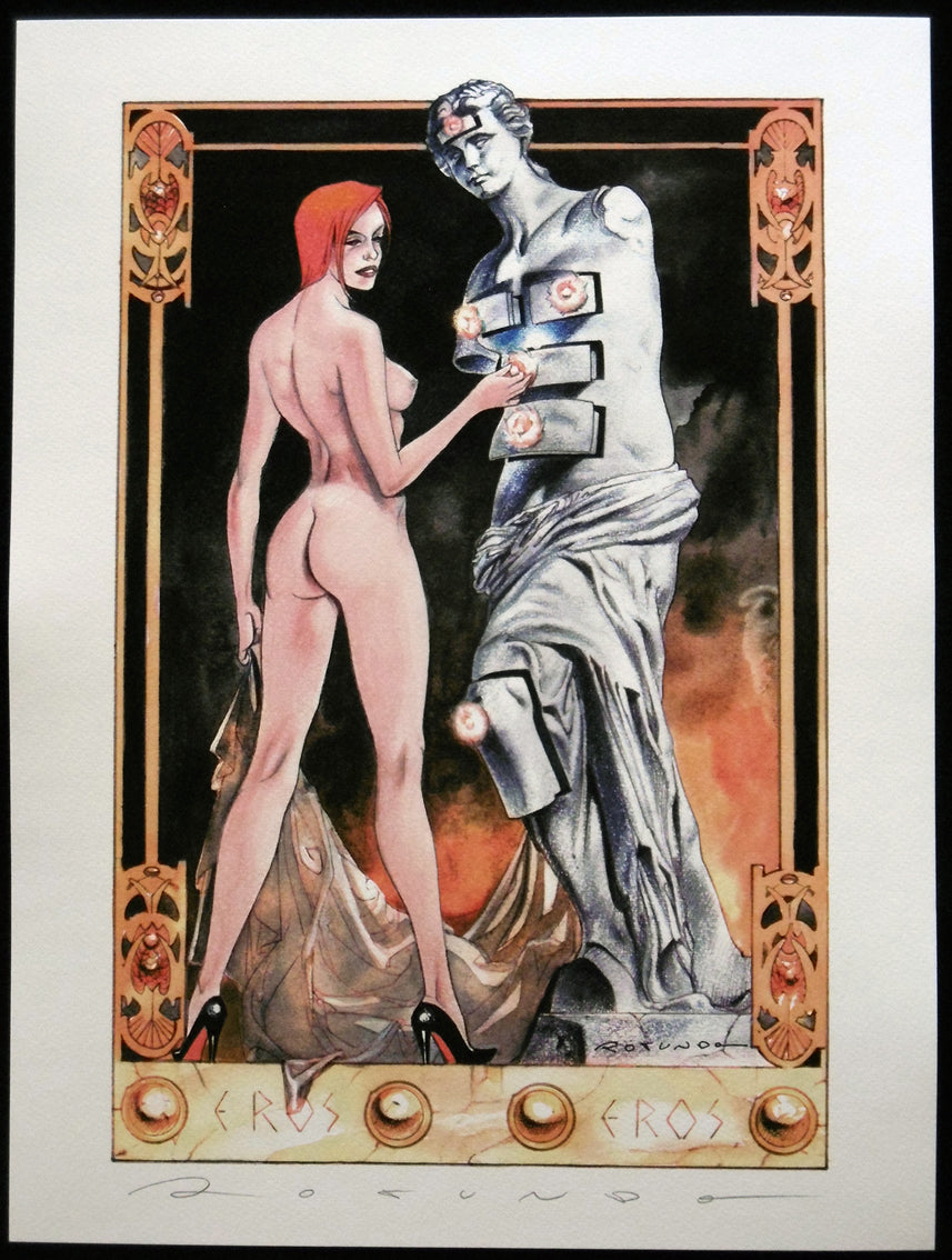 Stampa Firmata Dal Portfolio Eros Dèco 9 - Grifo Edizioni