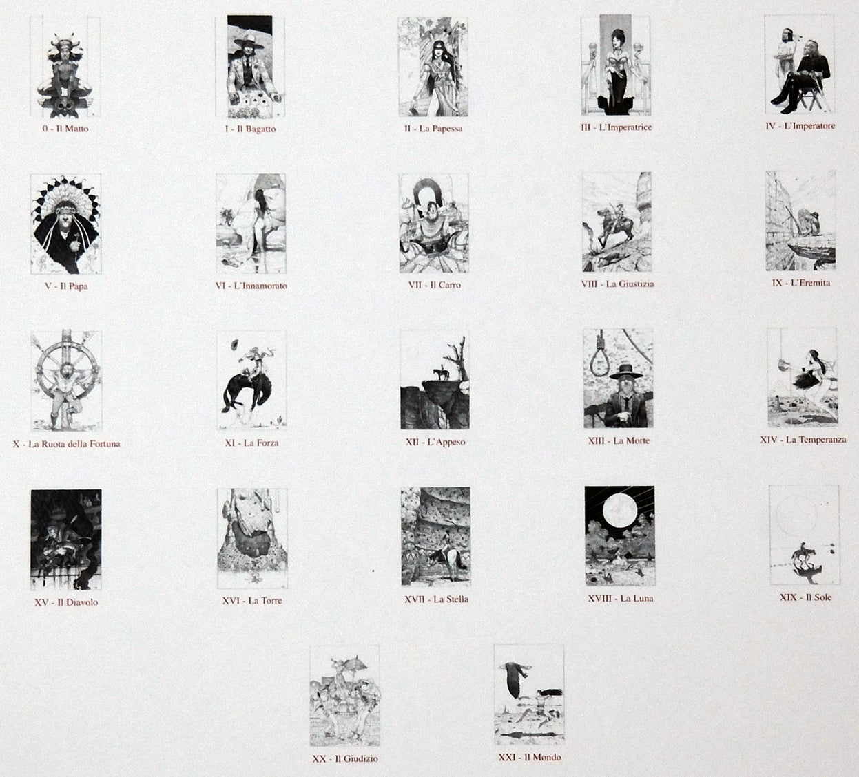 Portfolio I Tarocchi Della Frontiera - Grifo Edizioni