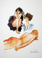 Farewell Ladies Lying PA Signed Print