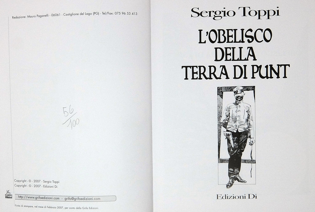 Volume L'Obelisco Della Terra Di Punt Limited Il Collezionista 2 - Grifo Edizioni