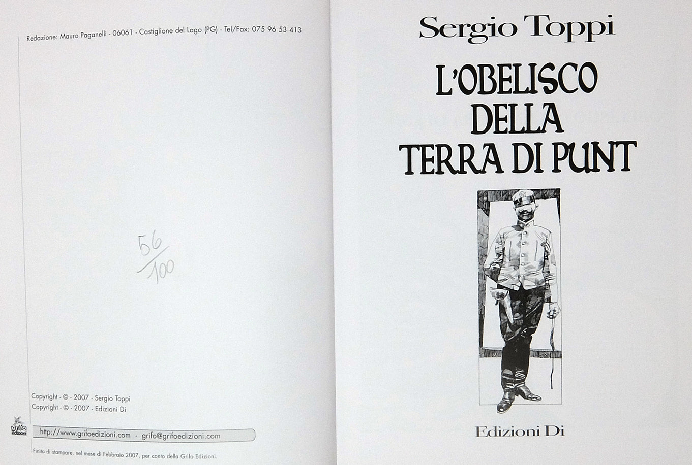 Volume L'Obelisco Della Terra Di Punt Limited Il Collezionista 2 - Grifo Edizioni