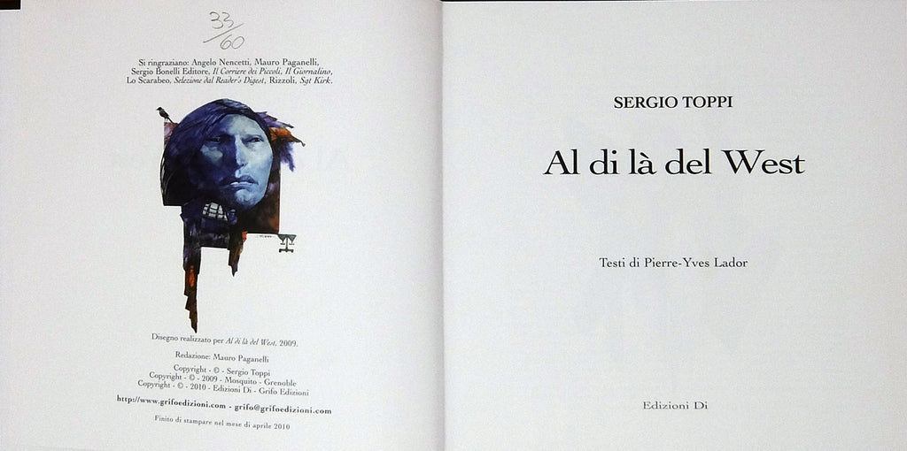 Volume Al Di La Del West Limited - Grifo Edizioni