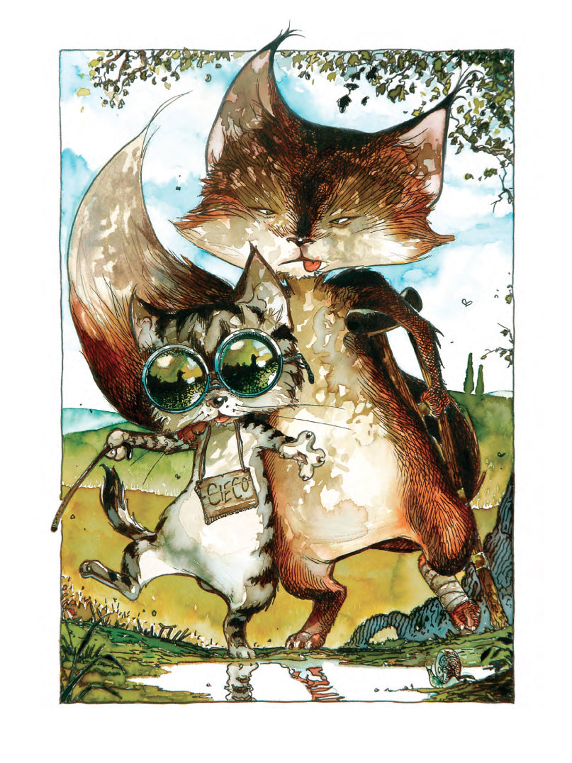 Stampa Tarocchio Il Gatto E La Volpe - Grifo Edizioni