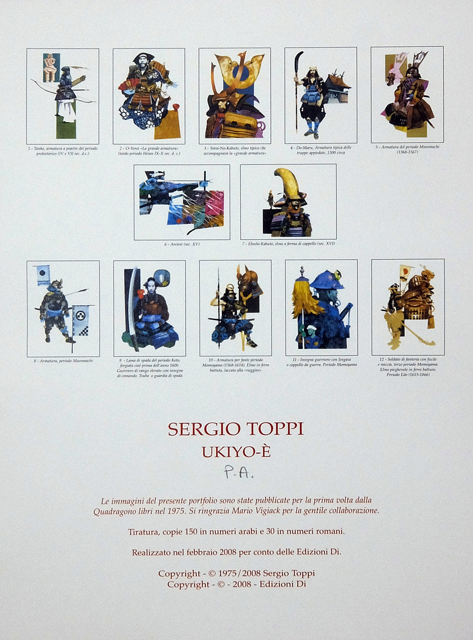 Portfolio Ukiyo' è Prova D'Artista Non Numerato - Grifo Edizioni