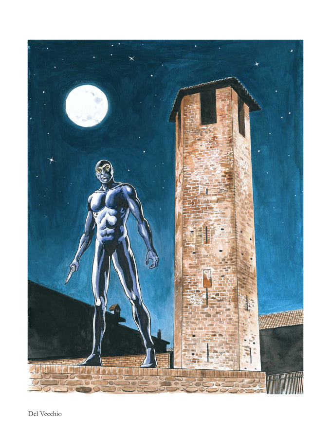 Vecchio Stampa La Torre Diabolik - Grifo Edizioni