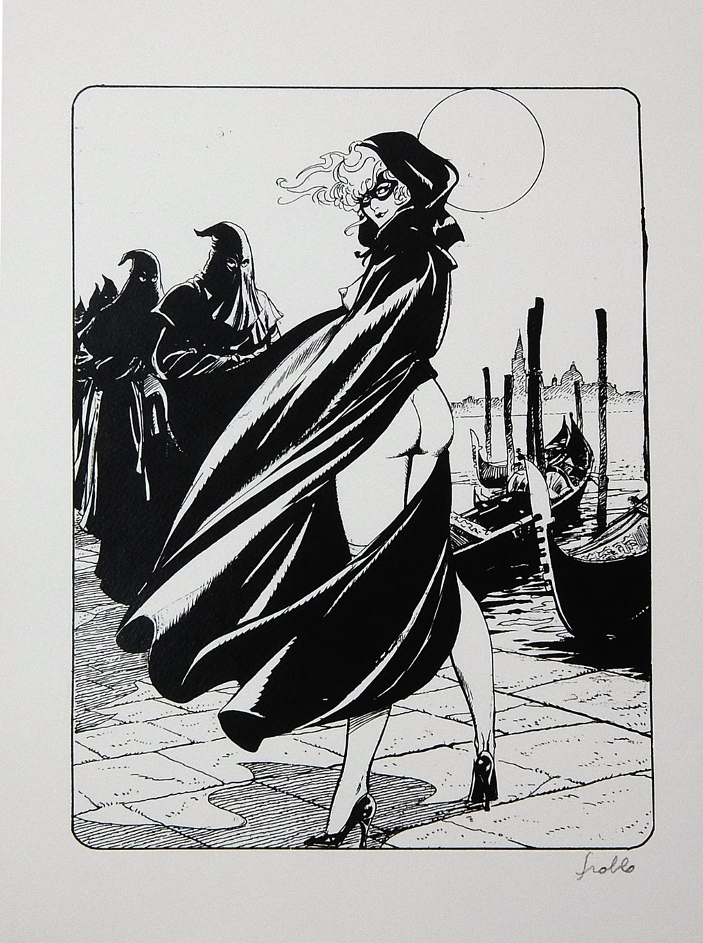 Stampa Firmata Monastreet bianco e nero - Grifo Edizioni