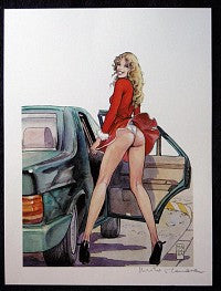 Stampa Firmata Donne E Motori 1 - Grifo Edizioni