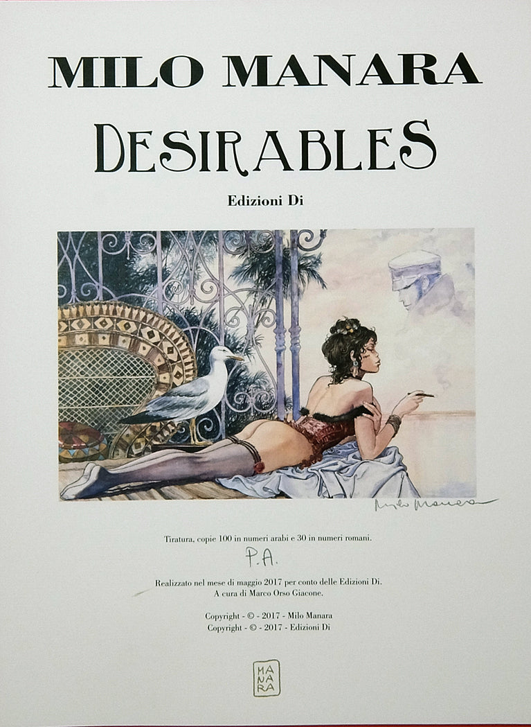 Stampa Firmata Desirables Frontespizio P.A. - Grifo Edizioni