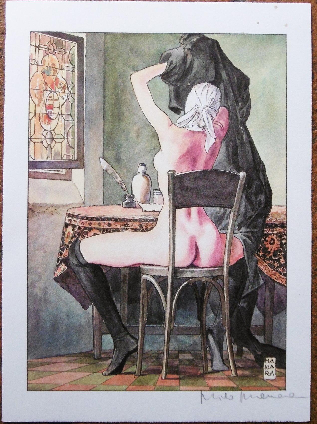 Stampa Firmata Monaca 5 - Grifo Edizioni