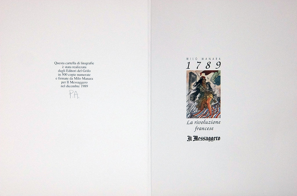 Portfolio Rivoluzione Francese - Prova d'artista. - Grifo Edizioni