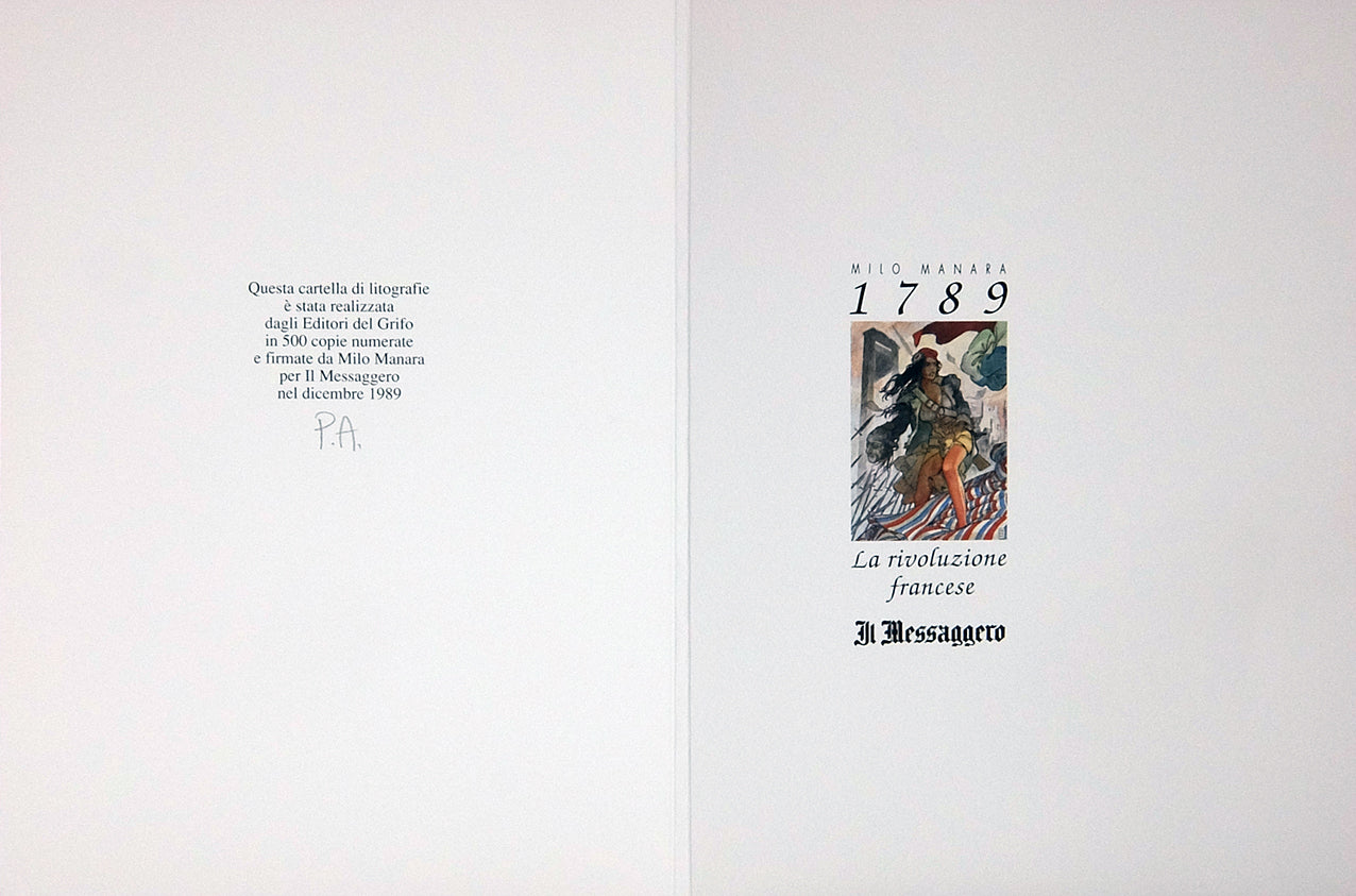 Portfolio Rivoluzione Francese - Prova d'artista. - Grifo Edizioni