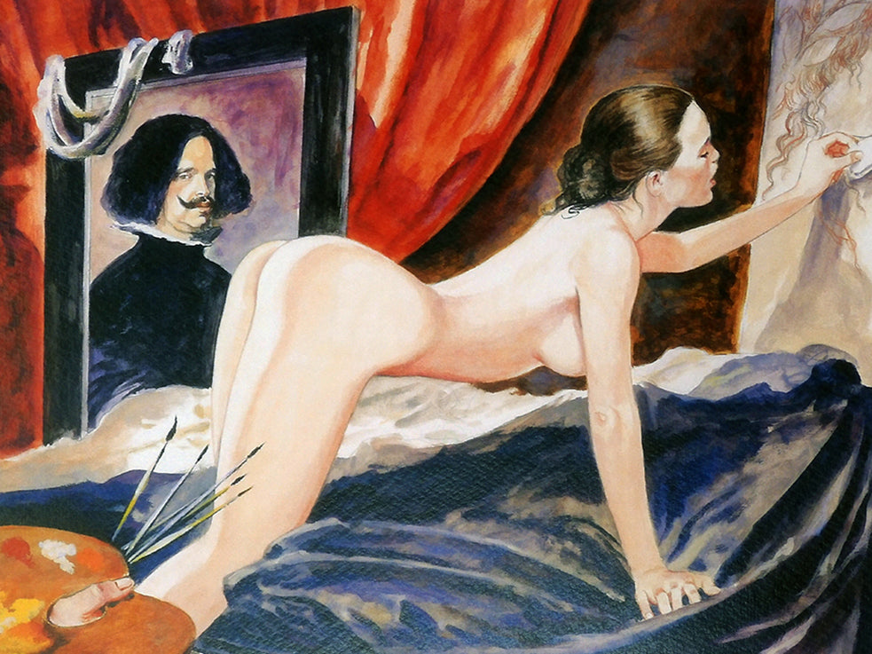 Stampa Firmata Pittore Velasquez