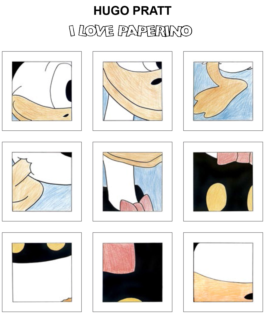 Prototipo Portfolio Paperino non Numerato, Non Firmato Caduto - Grifo Edizioni