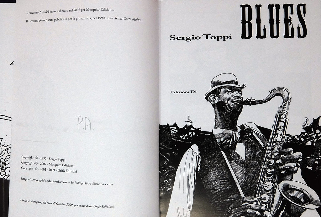 Volume "Blues" Limited - Grifo Edizioni